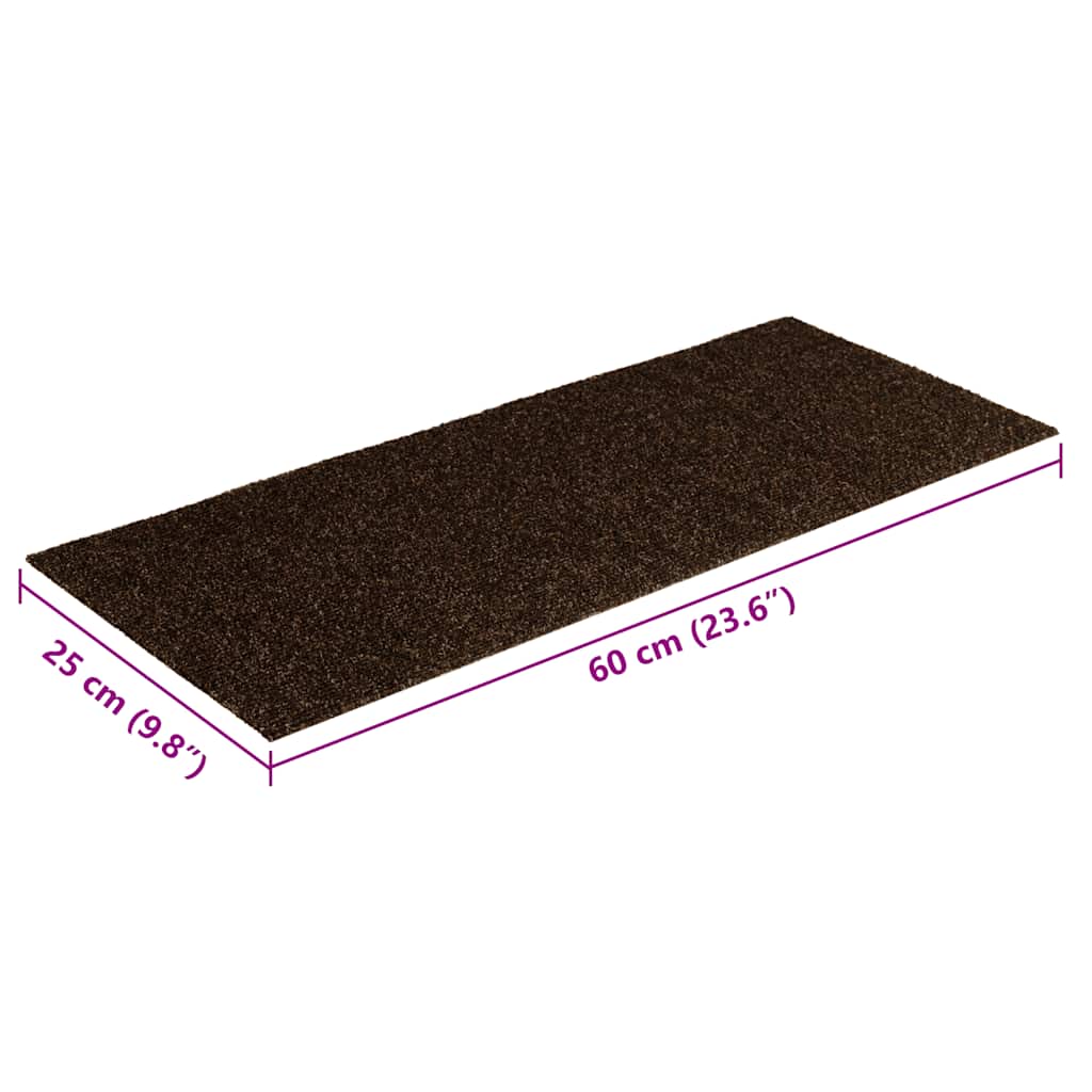 Stair Mat | Set of 15 | Brown