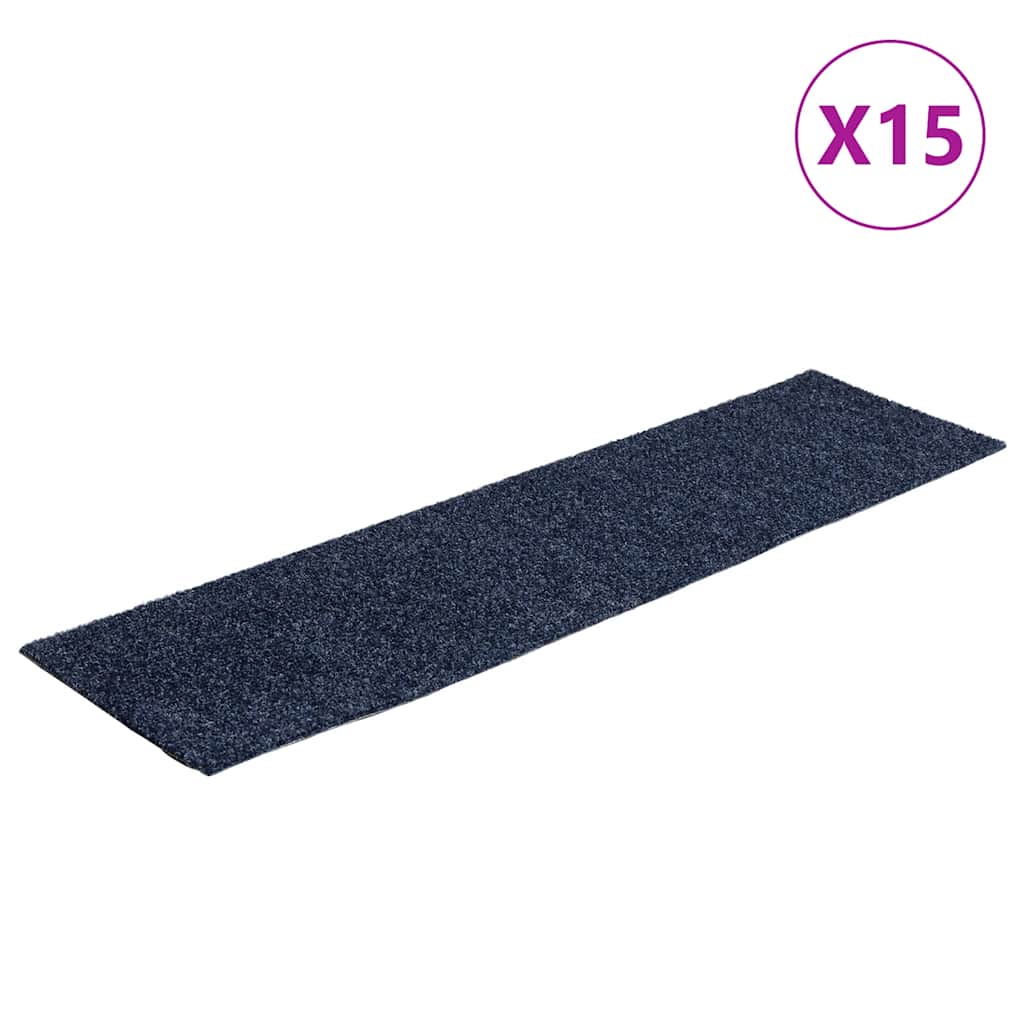 Stair Mat |  Set of 15 | Grey blue