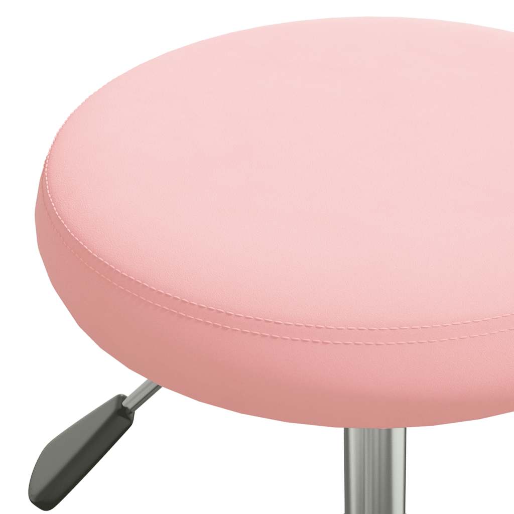 Office Swivel Chair Pink Velvet