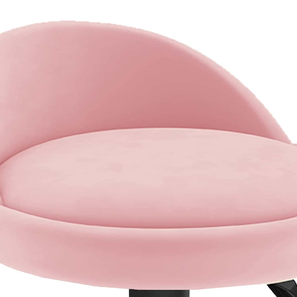 Bar Stool Pink Velvet