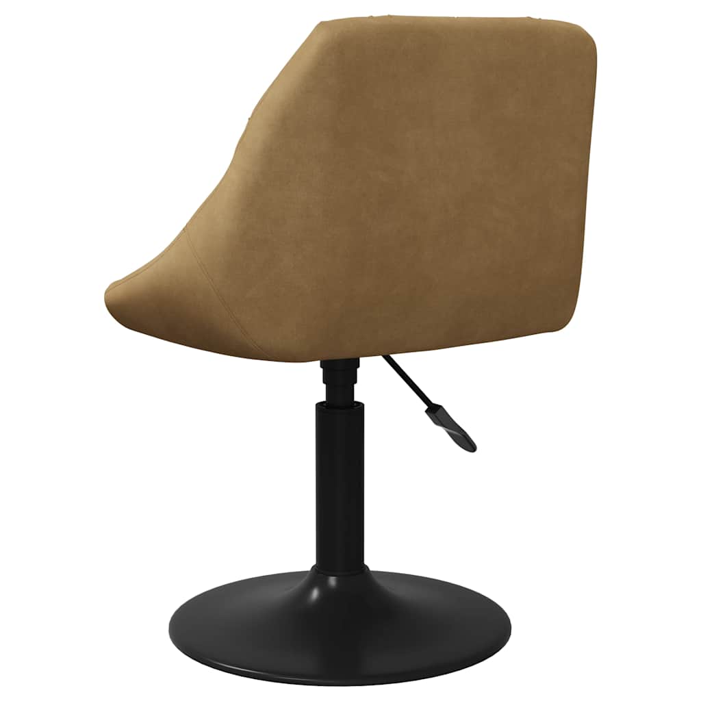 Bar Stool Brown Velvet