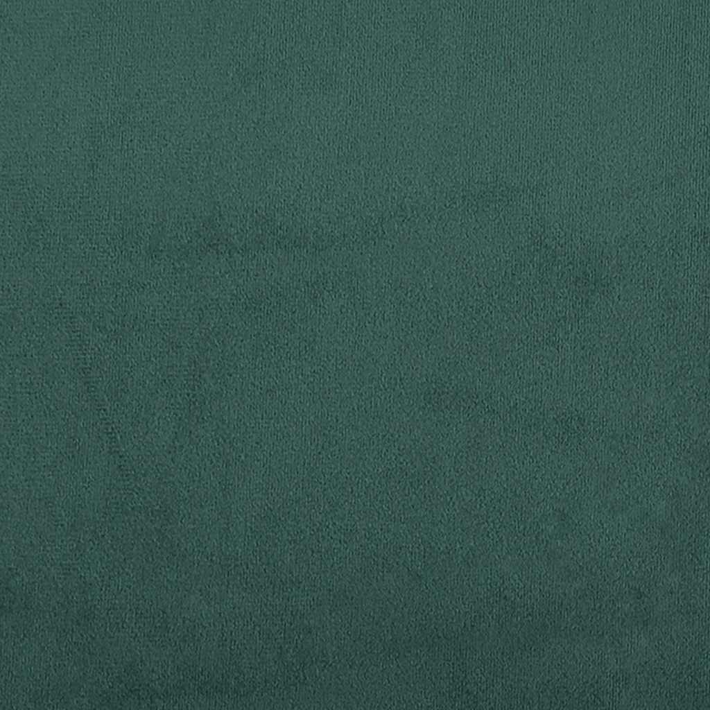 Bar Stool Dark Green Velvet