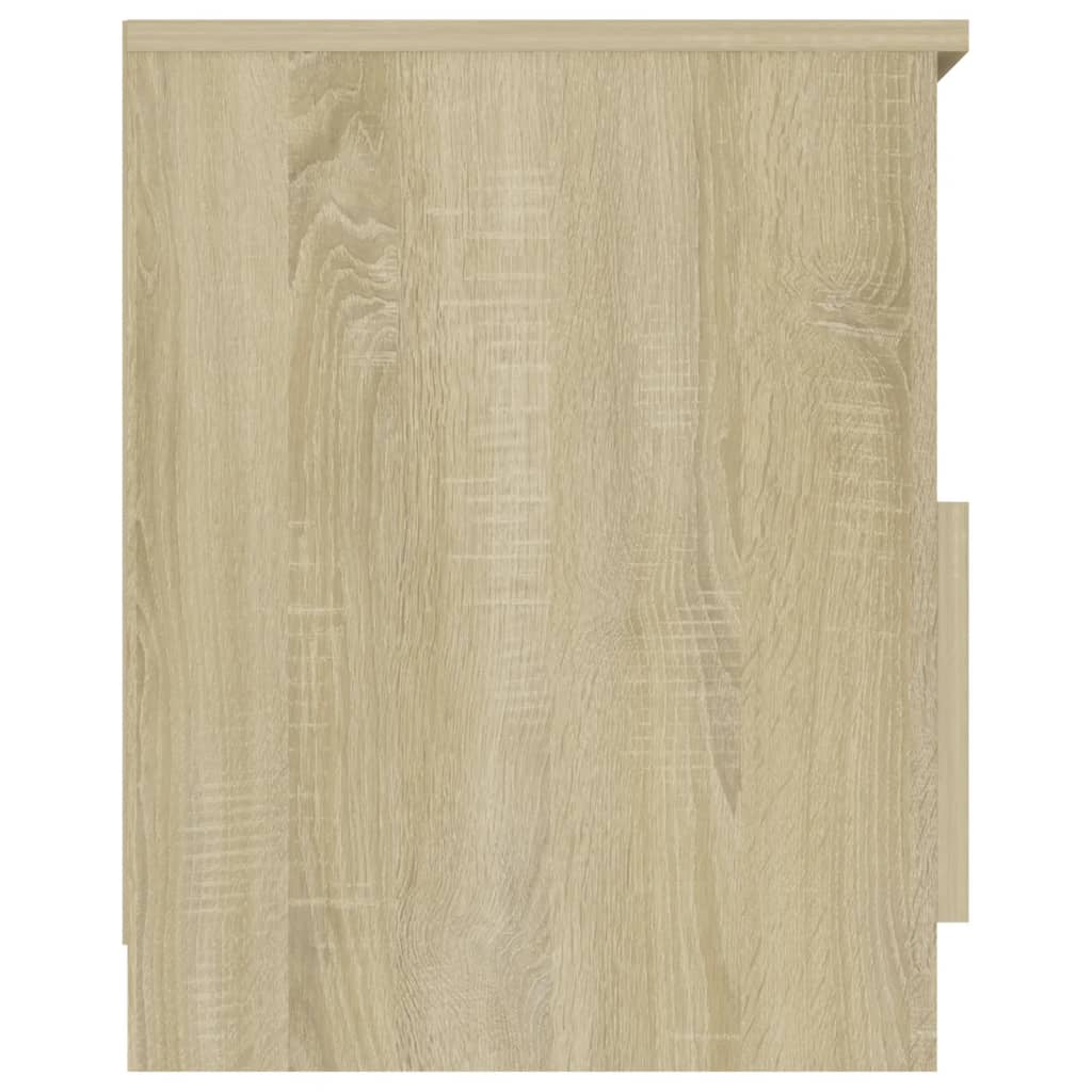 806163 vidaXL Bed Cabinet Sonoma Oak 40x40x50 cm Engineered Wood