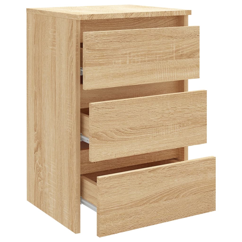 806217 vidaXL Bed Cabinet Sonoma Oak 40x35x62,5 cm Engineered Wood