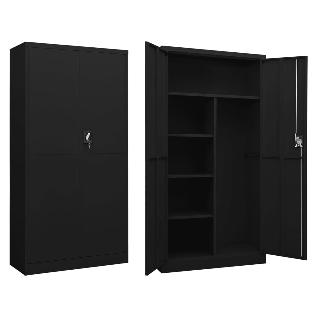 Locker Cabinet | Black | Steel | Large | Locks | Locker Cabinet