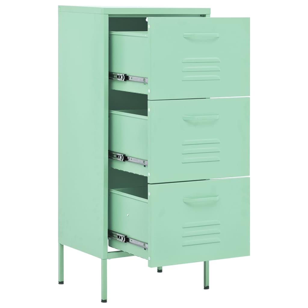 Storage Cabinet | Mint | Steel | Medium | Storage Cabinet | Rectangular