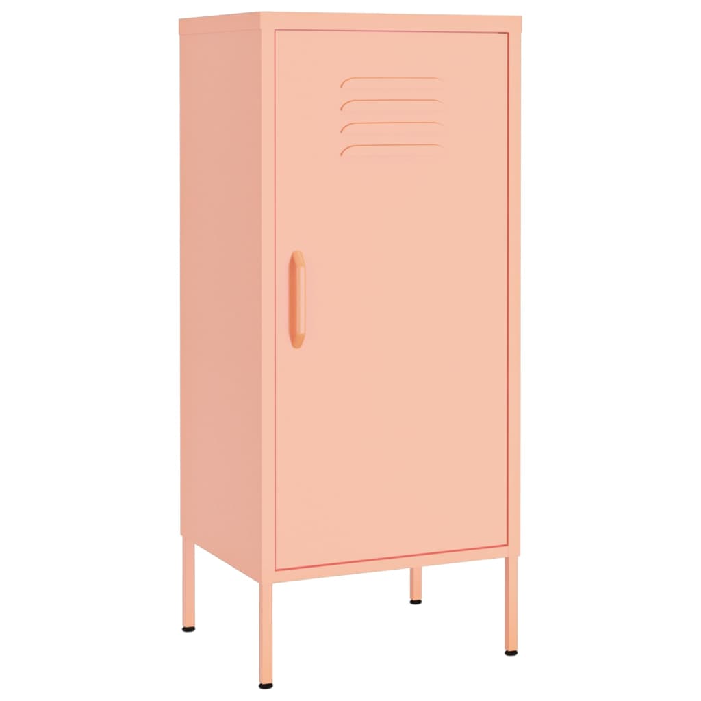 Storage Cabinet Pink 42.5x35x101.5 cm Steel
