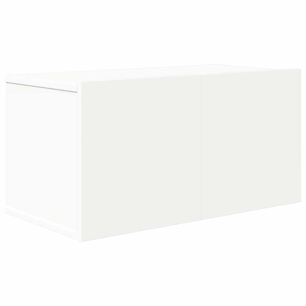 10 Piece TV Cabinet Set White Engineered Wood