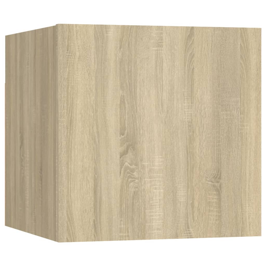 TV Cabinet Set | Set of 6 | Sonoma Oak | Engineered Wood | Medium