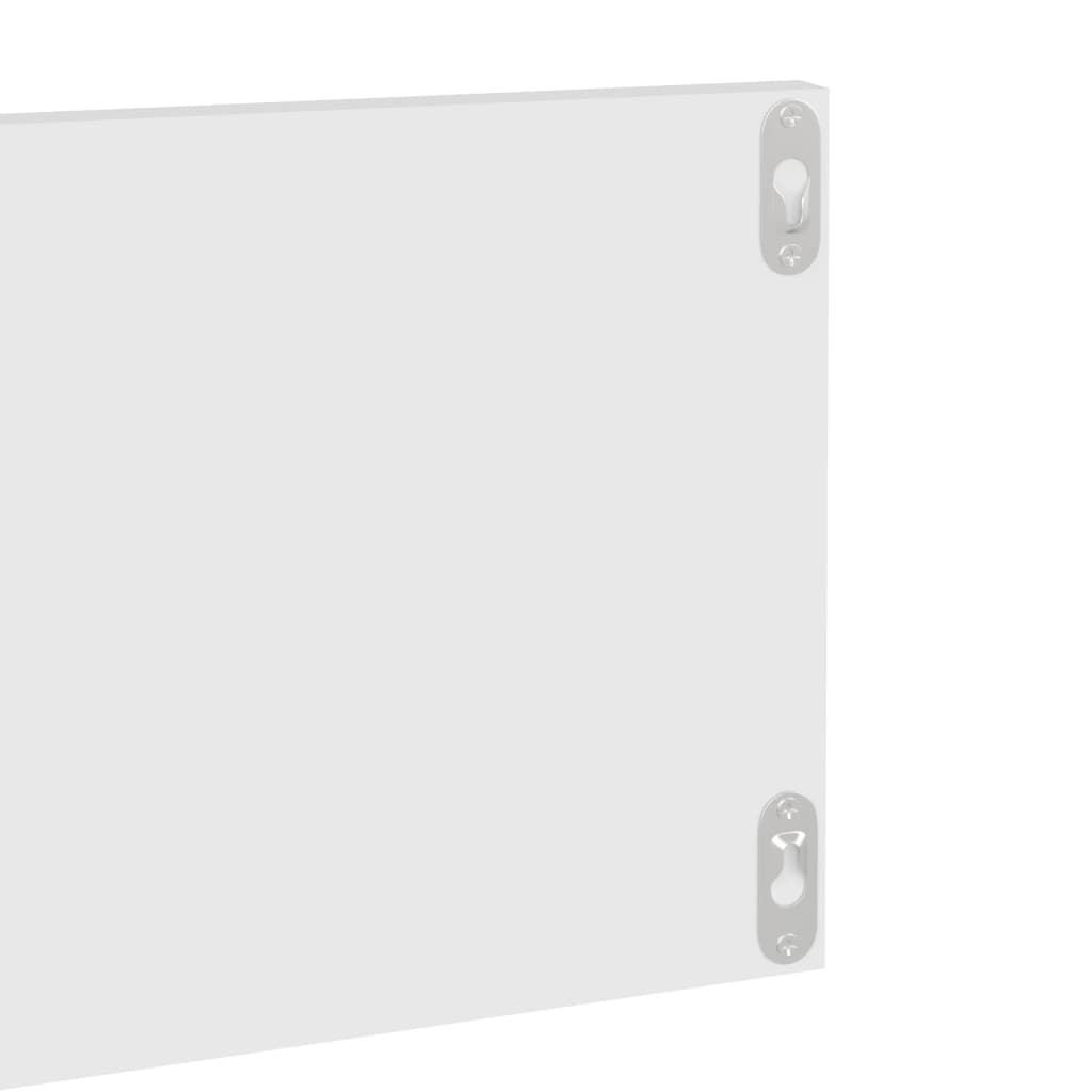 Wall Shelf 4 pcs White 80x11.5x18 cm Engineered Wood
