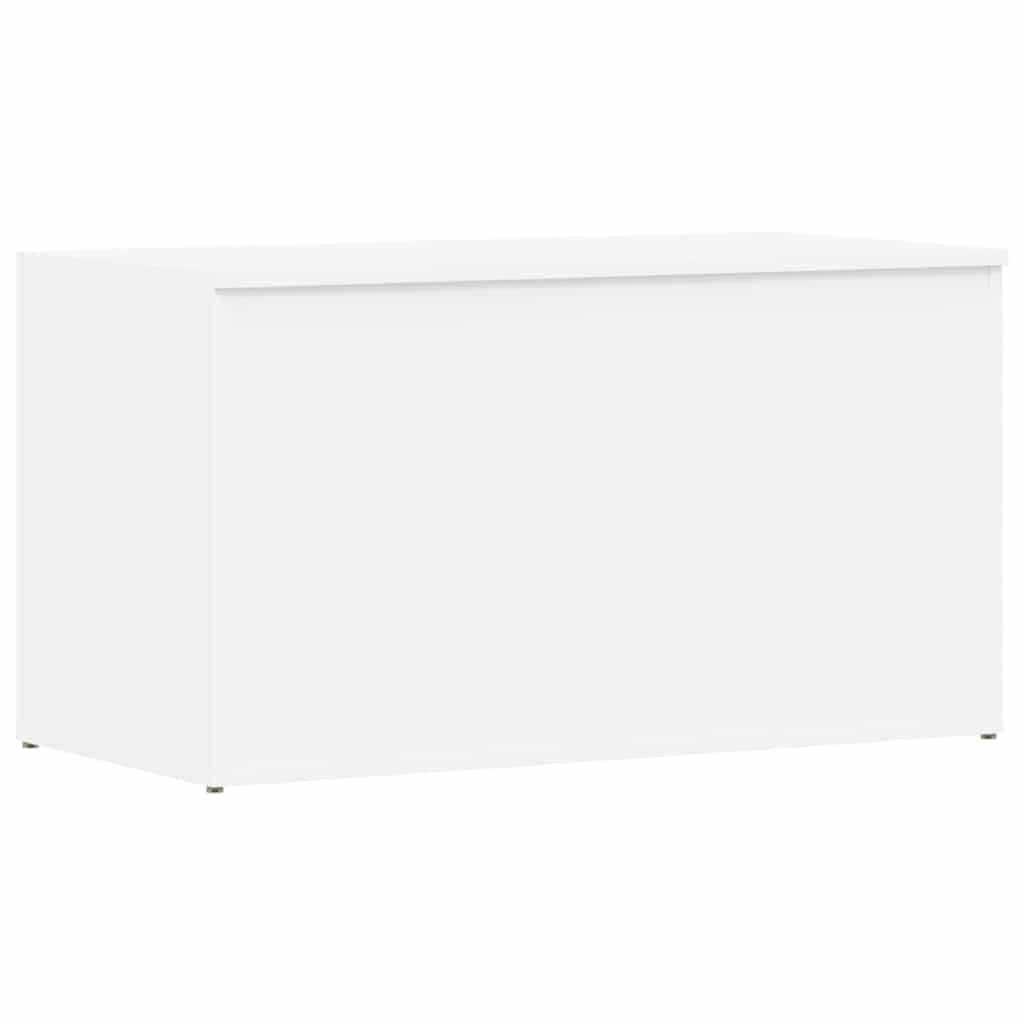 Storage Chest White 84x42x46 cm Engineered Wood