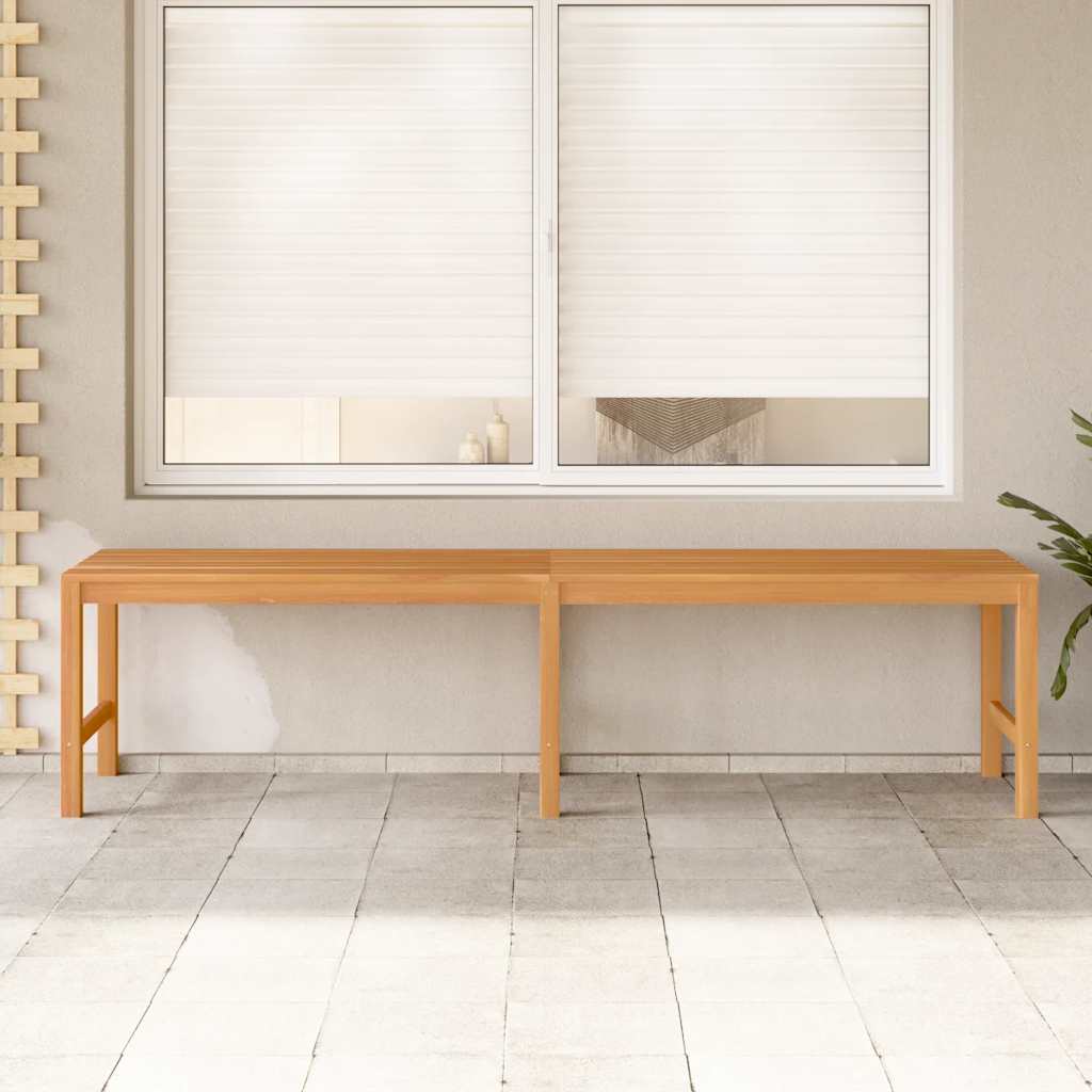 Garden Bench | Warm Teak | Solid Teak Wood | 180 cm length |  Durable