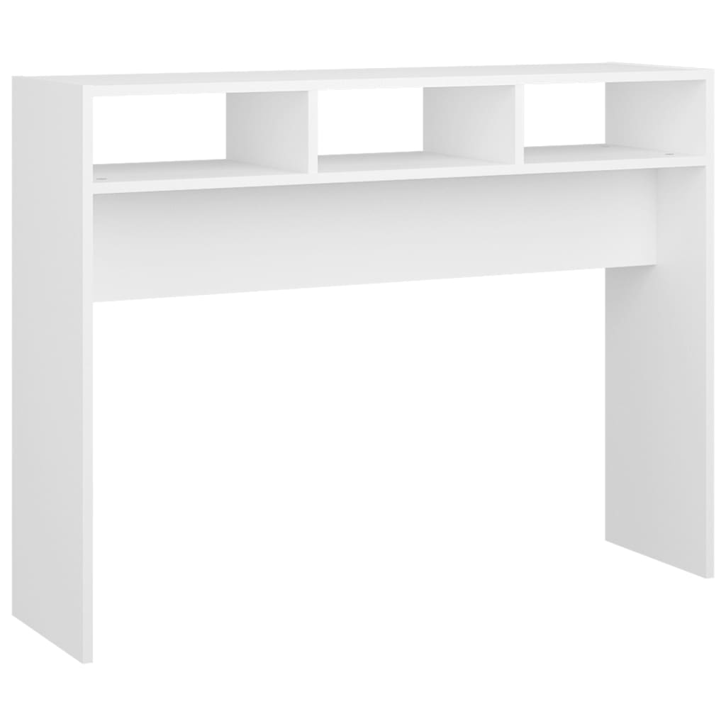 808305 vidaXL Console Table White 105x30x80 cm Engineered Wood