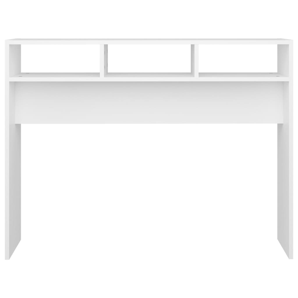 808305 vidaXL Console Table White 105x30x80 cm Engineered Wood
