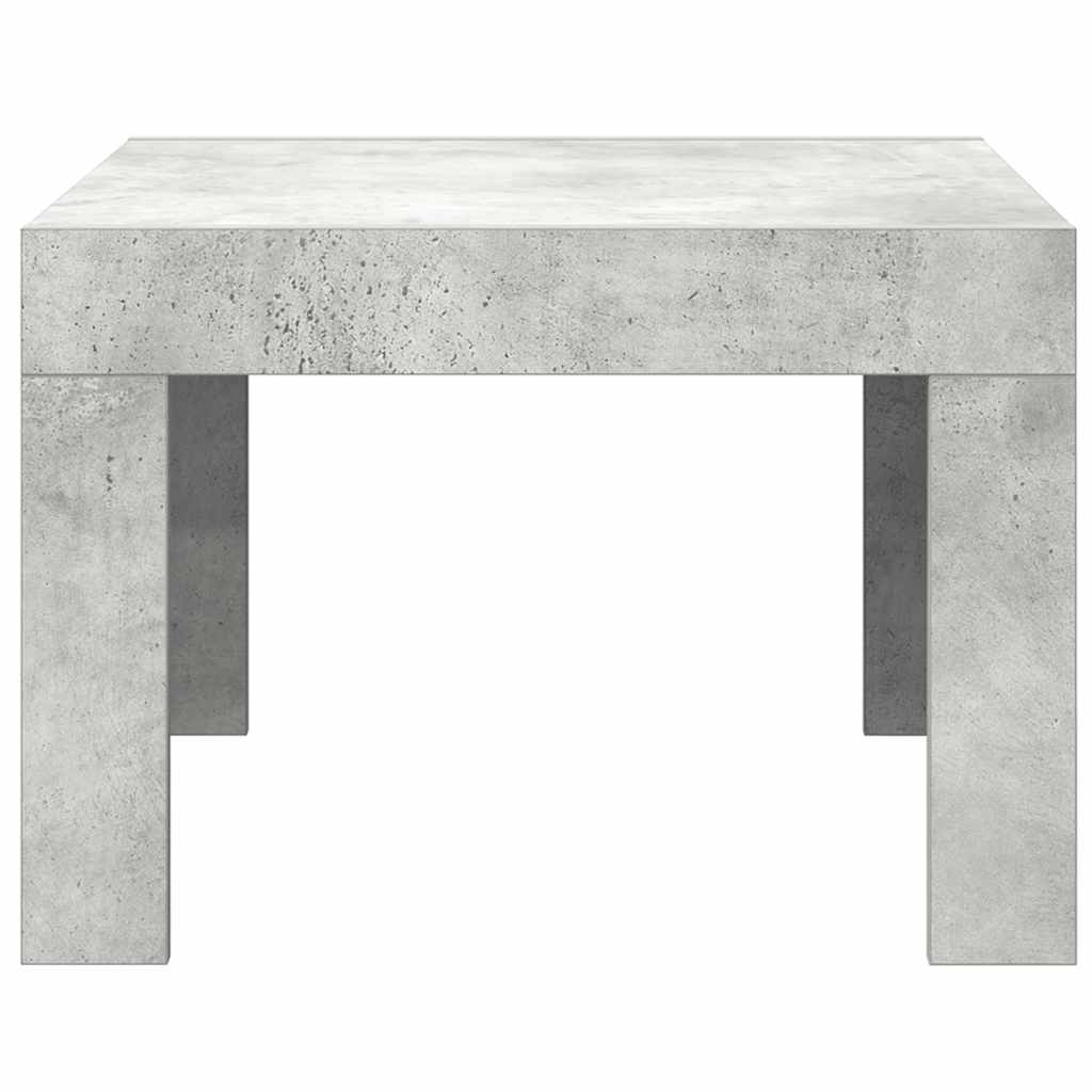 Coffee Table Concrete Grey 50x50x35 cm Engineered Wood