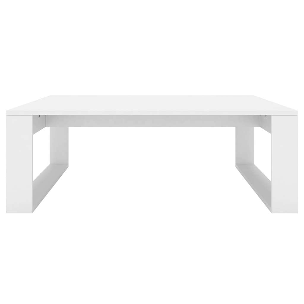 808630 vidaXL Coffee Table White 100x100x35 cm Engineered Wood