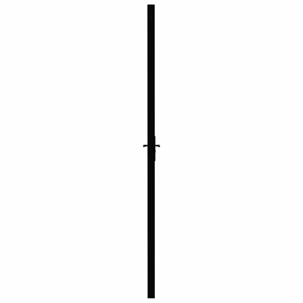 Interior doors 93 x 201.5 cm Aluminium Black and Transparent