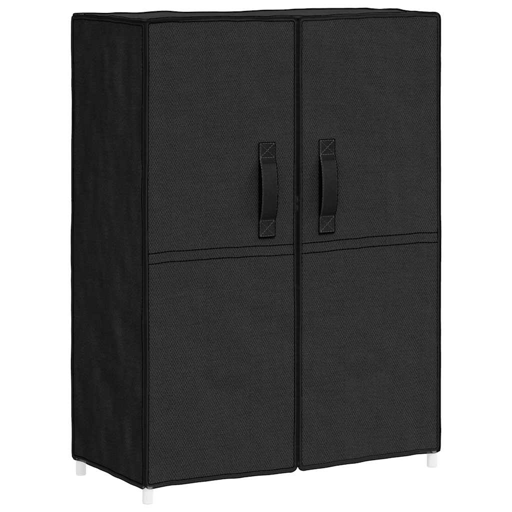 Shoe Cabinet Black 60x28x90 cm Fabric