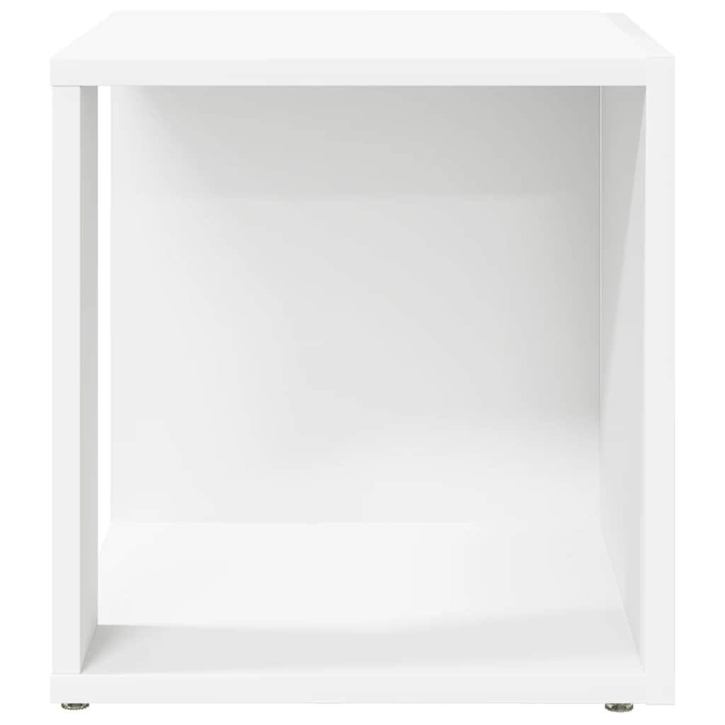 809008 vidaXL Side Table White 33x33x34,5 cm Engineered Wood