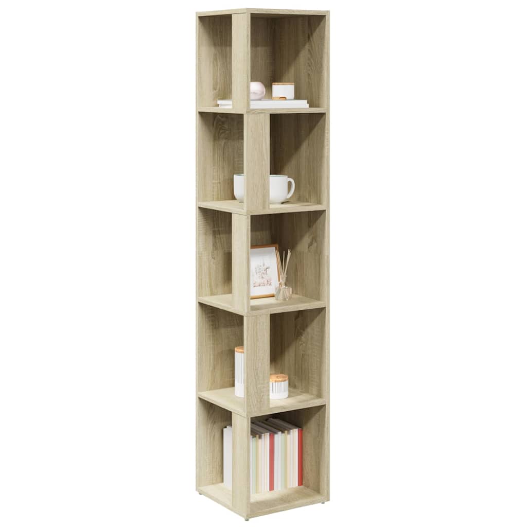 Corner Cabinet Sonoma Oak 33x33x164.5 cm Engineered Wood
