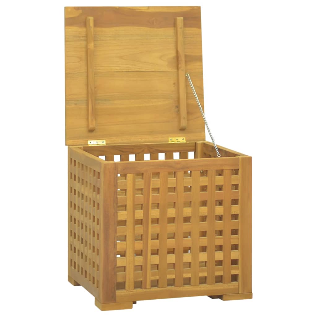 Rope Box 40x40x40 cm Solid Wood Teak