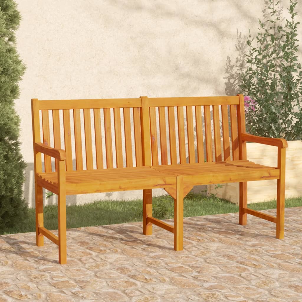 316611 vidaXL Garden Bench 150 cm Solid Acacia Wood