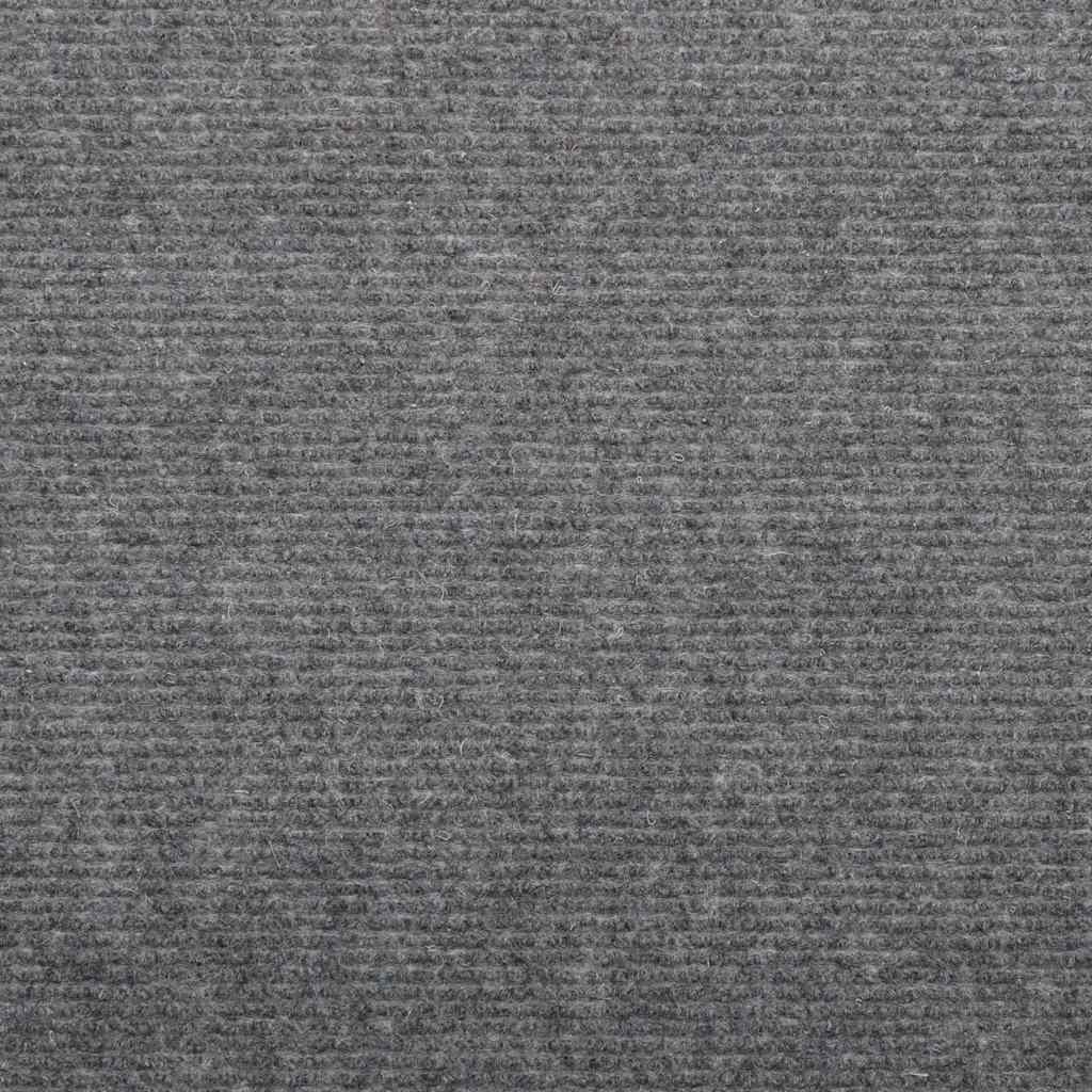 136391 vidaXL Stair Mats Self-adhesive 15 pcs 56x17x3 cm Grey