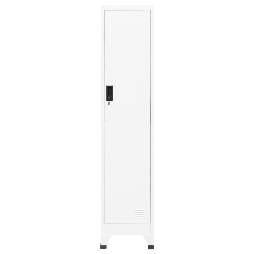 Locker Cabinet | White | Steel | Tall | Locker Cabinet | Rectangular