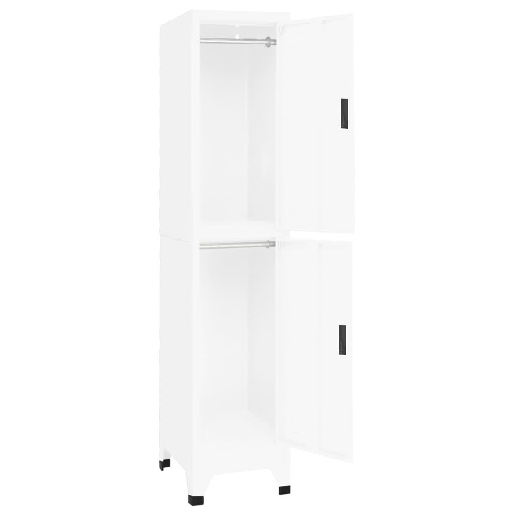 Locker Cabinet | White | Steel | Medium | Locker Cabinet | Rectangular