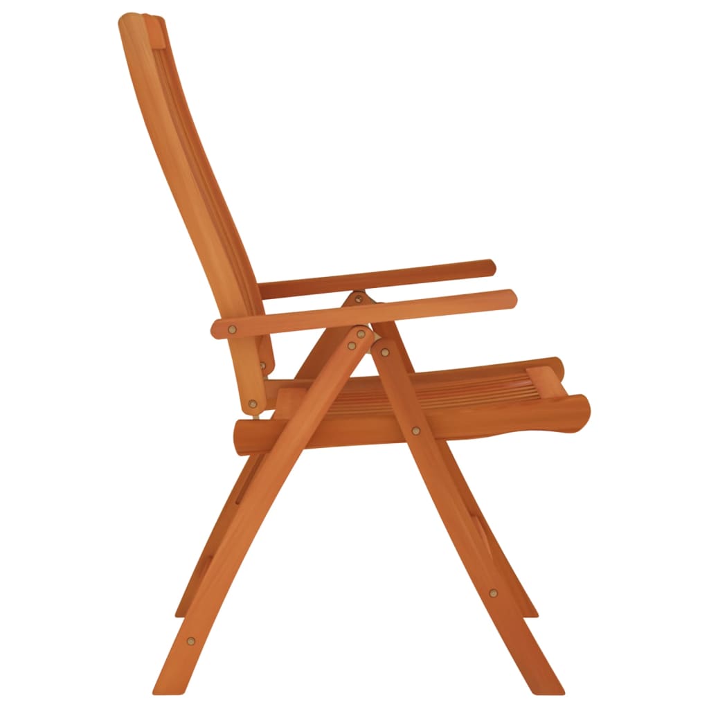 Folding Chairs 6 pcs Solid Wood Eucalyptus