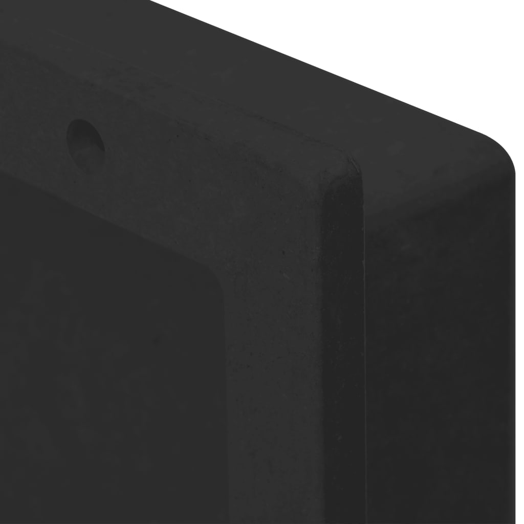 Shower Niche Matt Black 41x51x10 cm