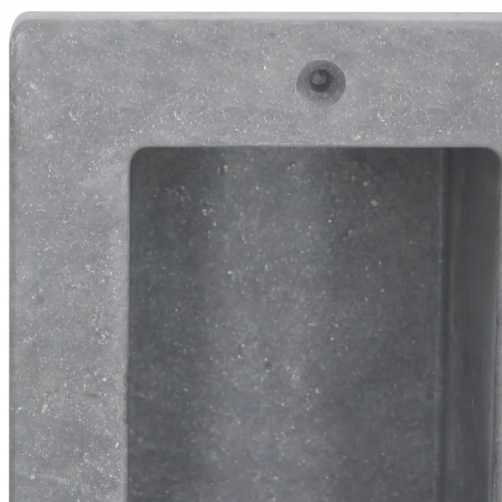 Shower Niche with 2 Compartments Matt Grey 41x51x10 cm