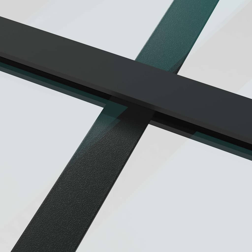 Sliding Door Black 102.5x205 cm ESG Glass and Aluminium