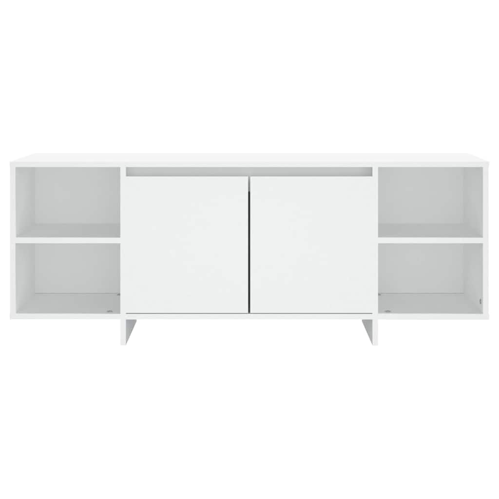 TV Cabinet White 130x35x50 cm Engineered Wood