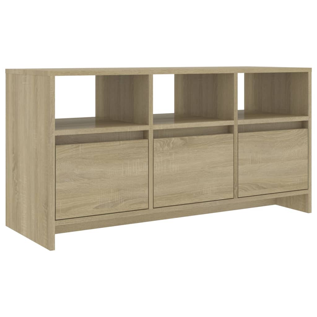 TV Cabinet Sonoma Oak 102x37.5x52.5 cm Engineered Wood