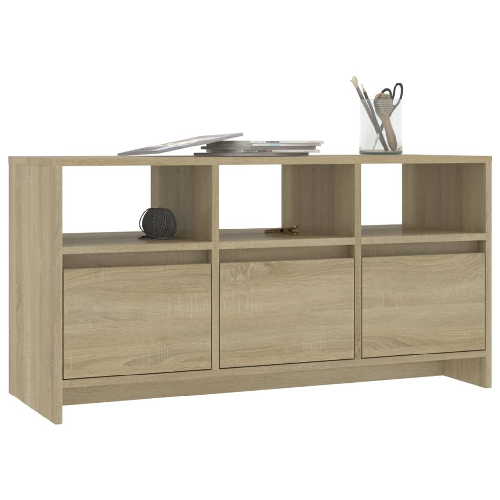 TV Cabinet Sonoma Oak 102x37.5x52.5 cm Engineered Wood