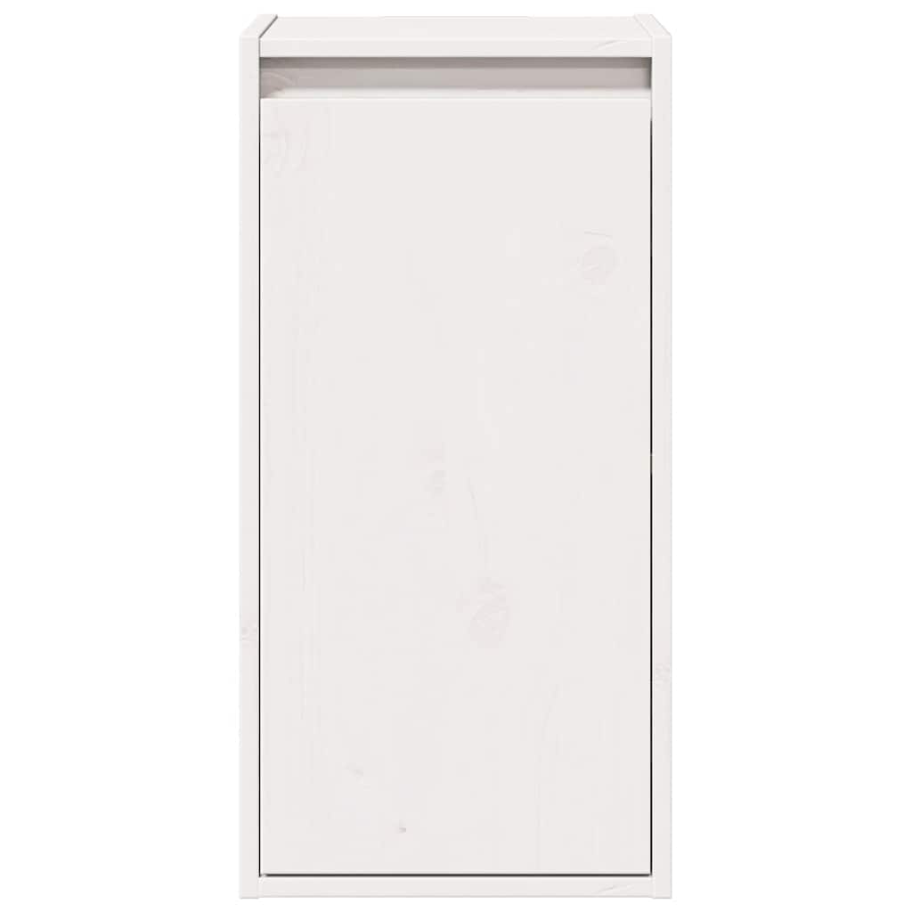 Wall Cabinets 2 pcs White 30x30x60 cm Solid Wood Pine