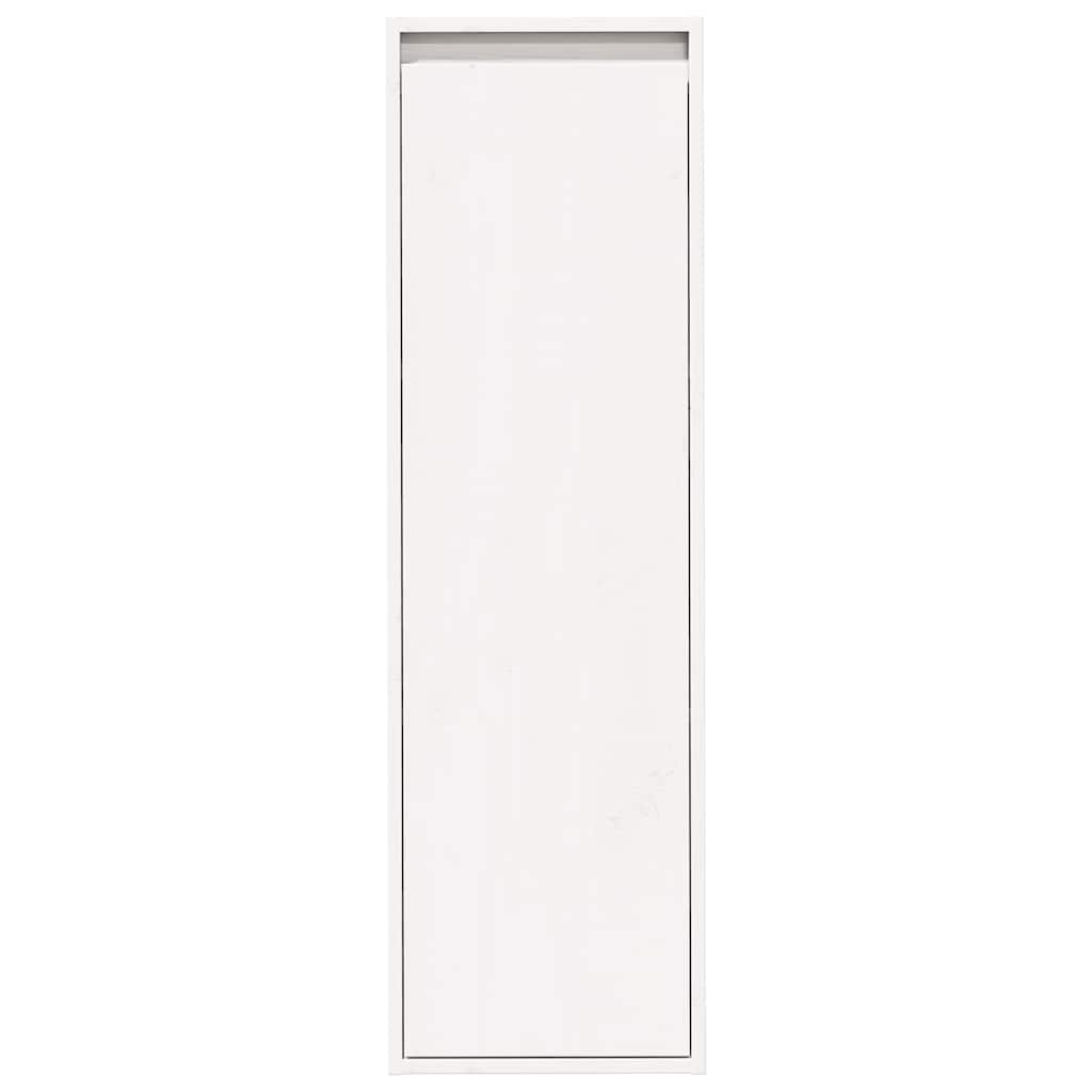 Wall Cabinets 2 pcs White 30x30x100 cm Solid Pinewood