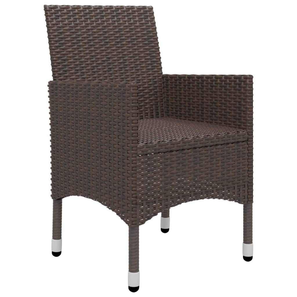 Garden Dining Set | Brown