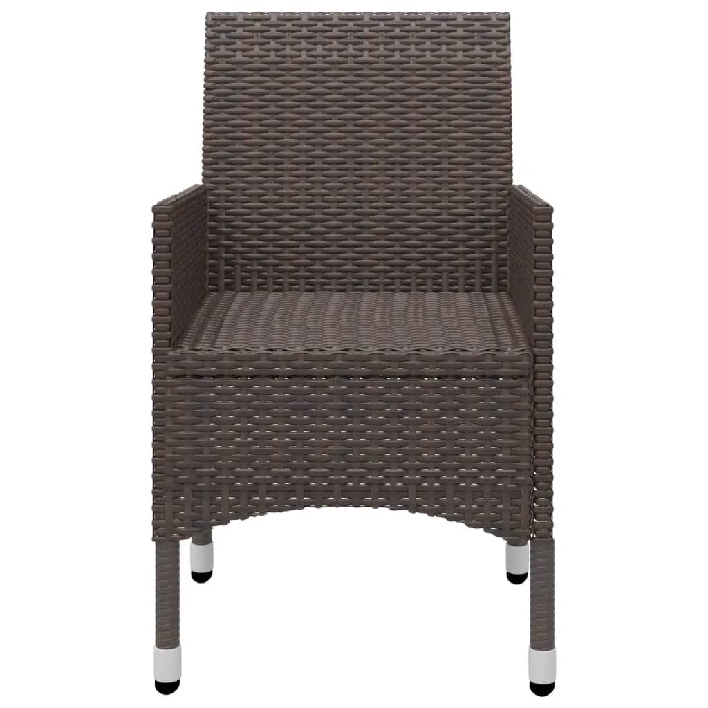 Garden Dining Set | Brown