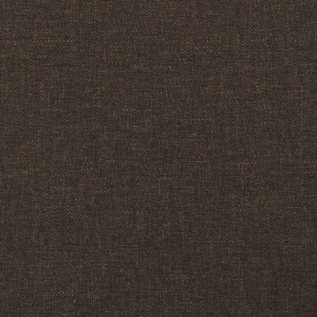 Massage Chair Dark Brown Fabric