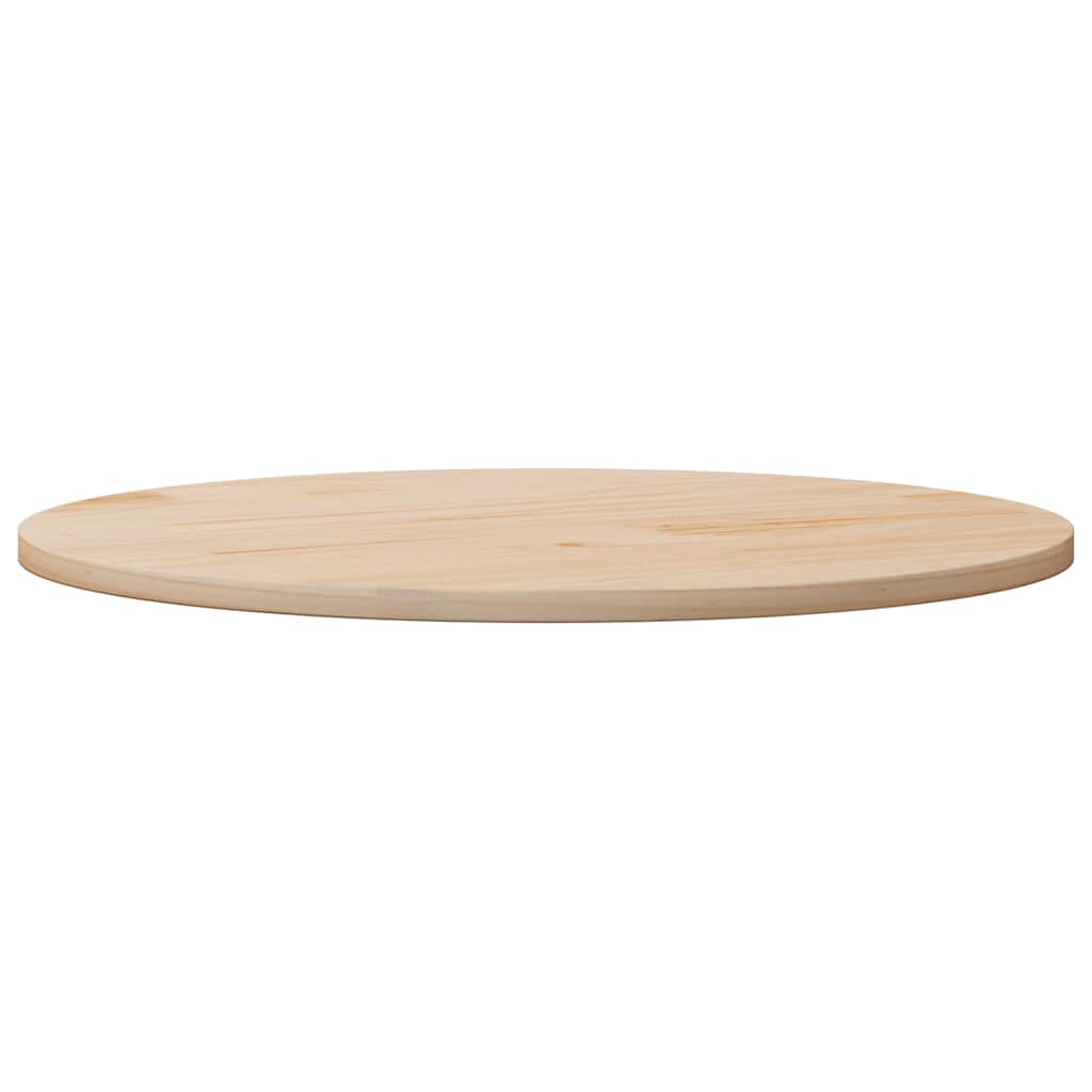 Table Top Ø90x2.5 cm Solid Wood Pine