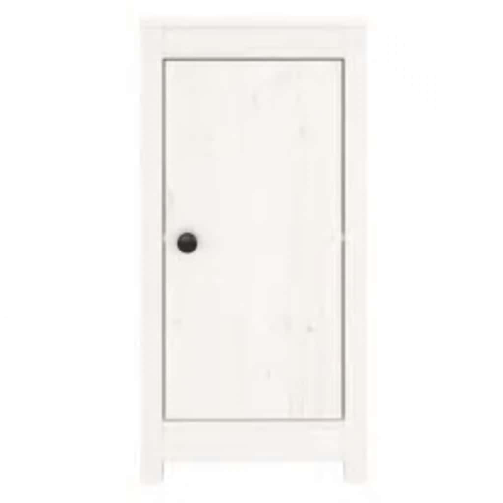 Sideboards 2 pcs White 39x35x80 cm Solid Wood Pine