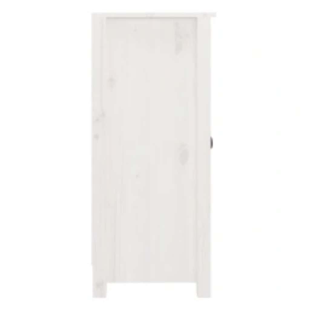 Sideboards 2 pcs White 39x35x80 cm Solid Wood Pine