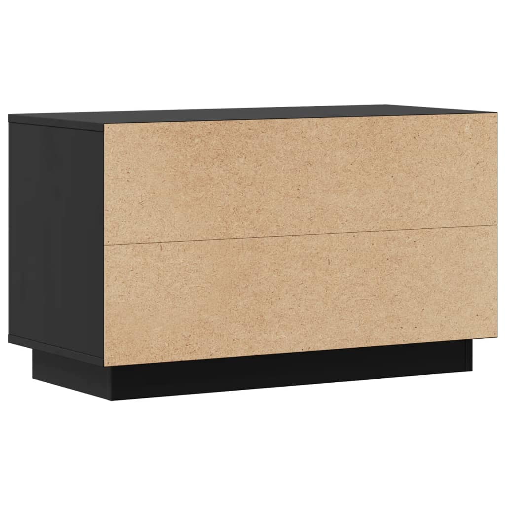 TV Cabinet | Black | Solid pine wood | Medium | TV Cabinet | Rectangular