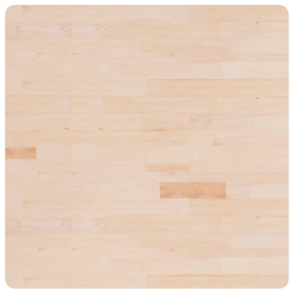 Table Top | Medium brown | Solid Oak Wood | 90x90 cm | Simple | Table Top