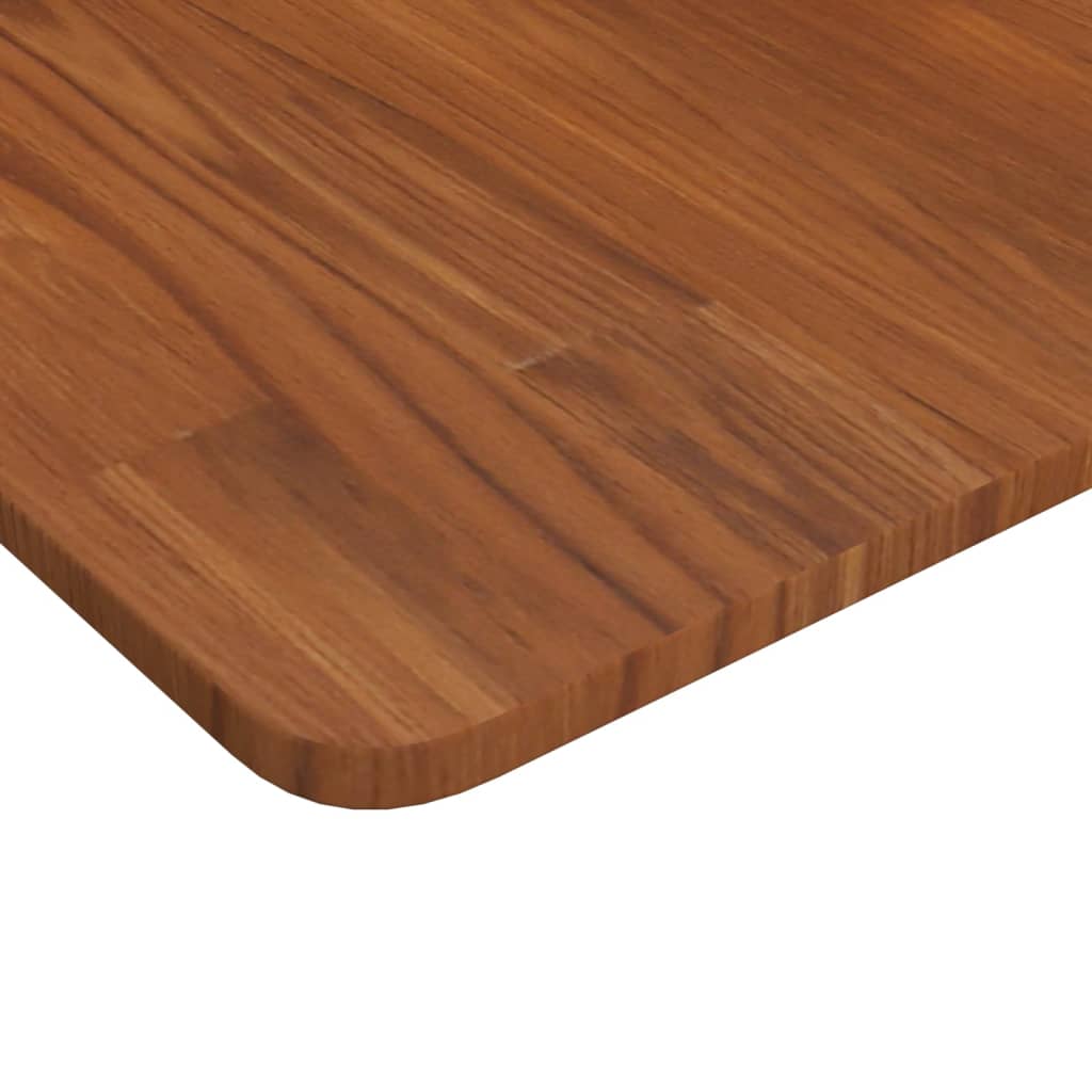 Bathroom Countertop Dark Brown 60x40x1.5cm Treated Solid Wood