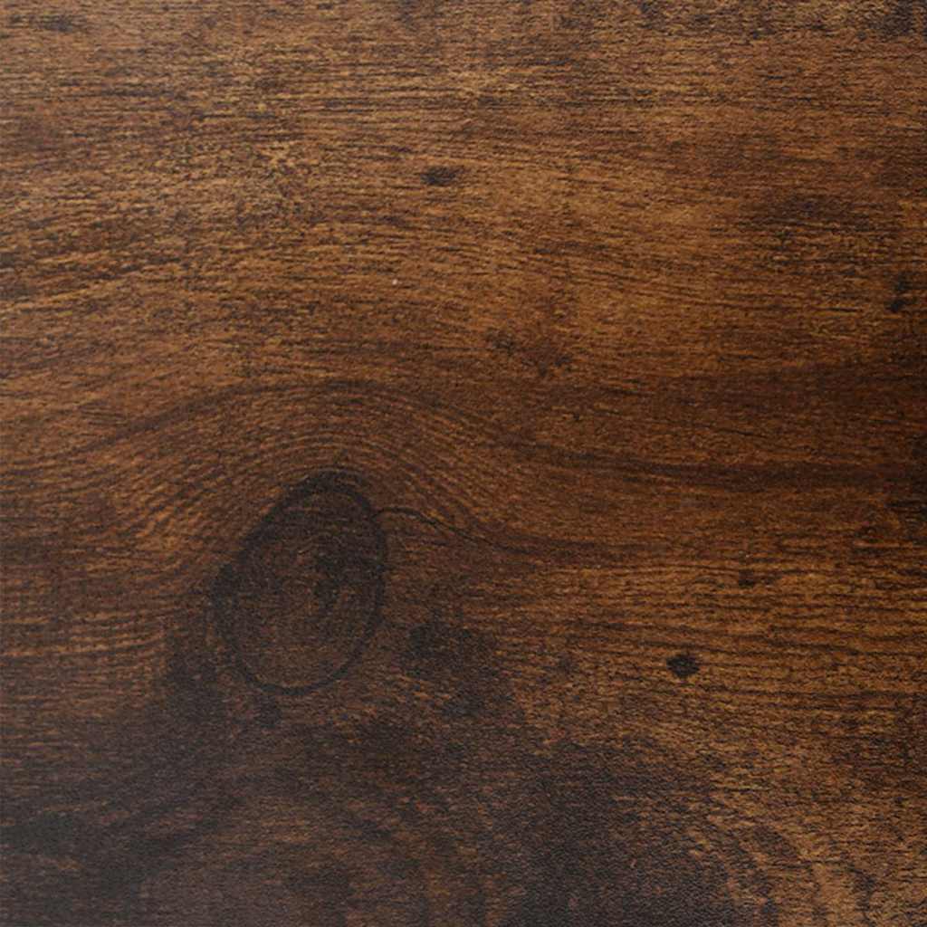 Shoe Cabinet Smoked Oak 59x17x169 cm Engineered Wood