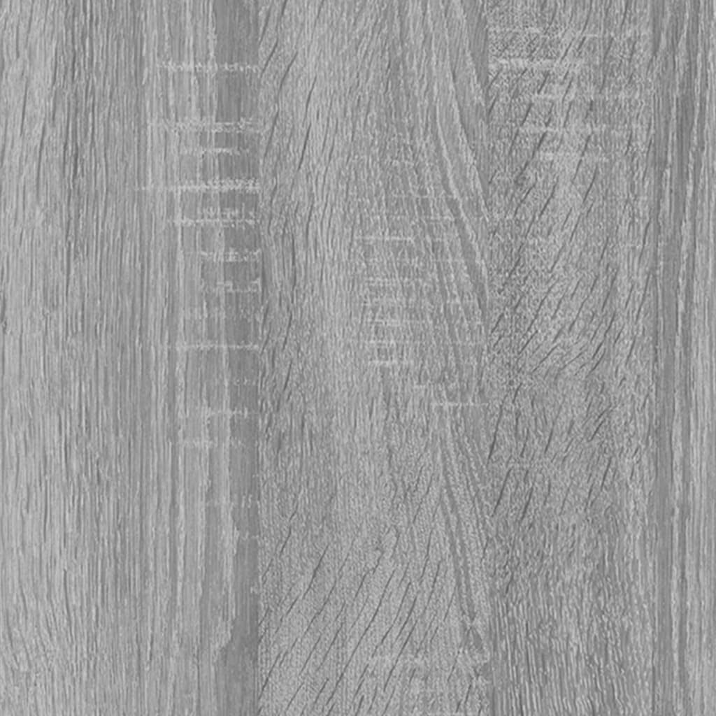 Staircase Bookcase Grey Sonoma 107 cm Engineered Wood