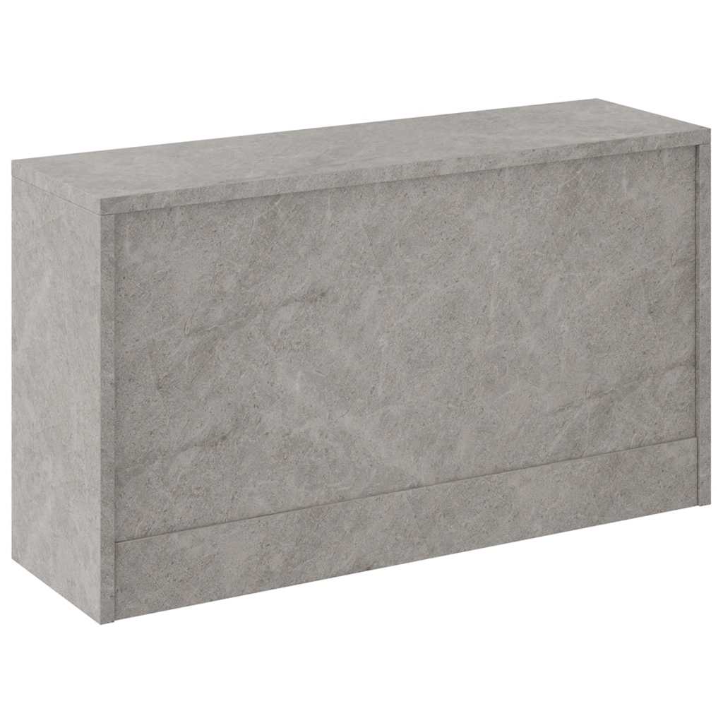 Shoe Bench Concrete Grey 80x24x45 cm Engineered Wood